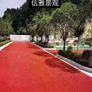 城市道路 罩面漆透水混凝土 沥青路面改色 本地配送到厂